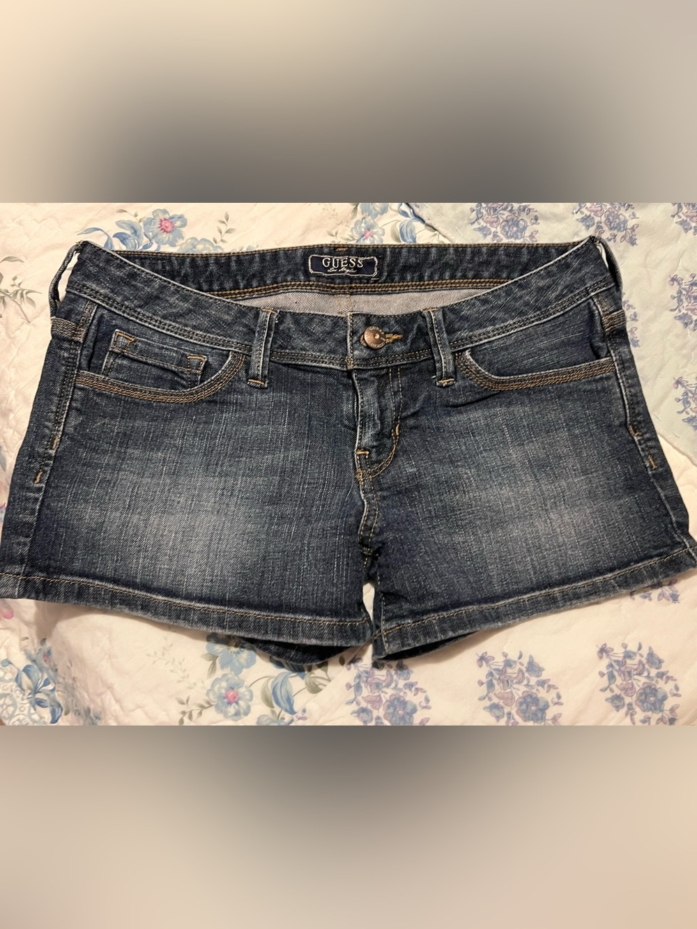 Guess Dark Blue Denim shorts
